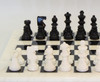 Alabaster Chess Set Black and White2