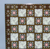 Chess Board: Mosaic Decoupage Design 1.5" Squares close up corner
