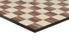 American Walnut Decoupage 14" Chess Board with 1.75" squares  - close up 
