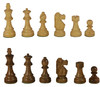 The Bordeaux - Golden Rosewood & Natural Boxwood French Knight Chess Pieces 3.75" King