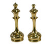 The Hathor - Brass Chess Pieces 3.75" King white king and queen