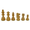 The Adeline Chess Pieces - Kirkwood with 3.5" King white pieces