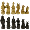 The Cats & Dogs Chess Pieces - Stone Resin with 4.5" King