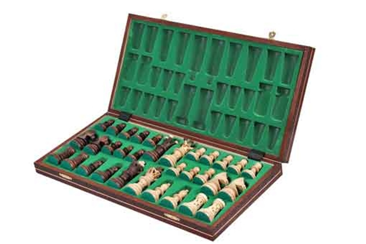 The Jarilo - Unique Wood Chess Set, Board & Storage