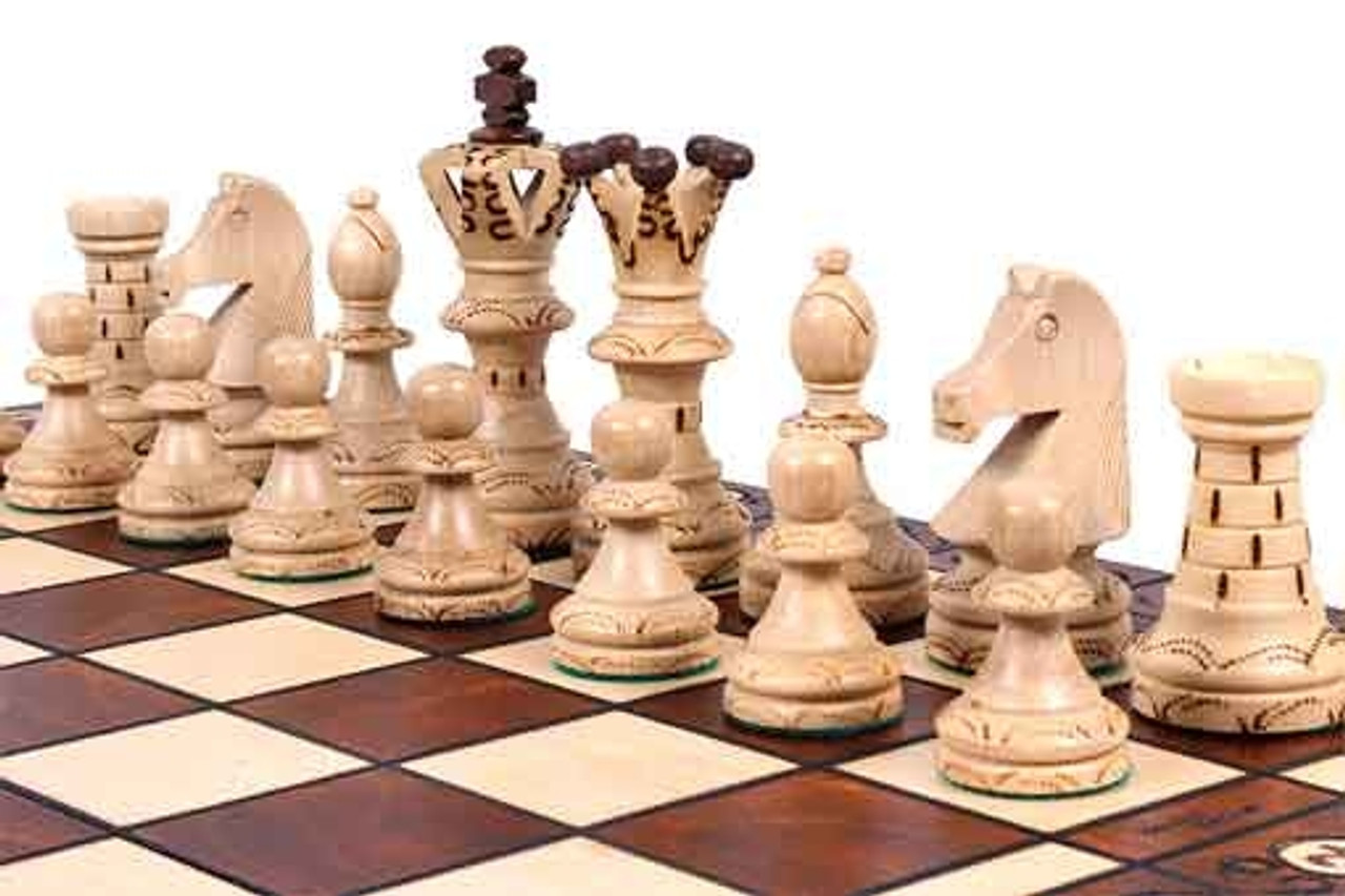 The Jarilo - Unique Wood Chess Set, Board & Storage