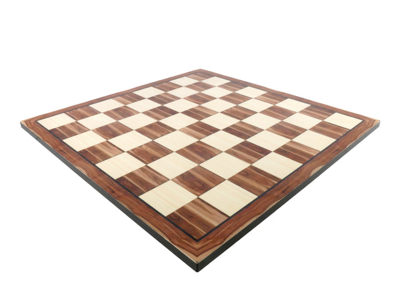 Chess Board: American Walnut Decoupage 1.8" Squares