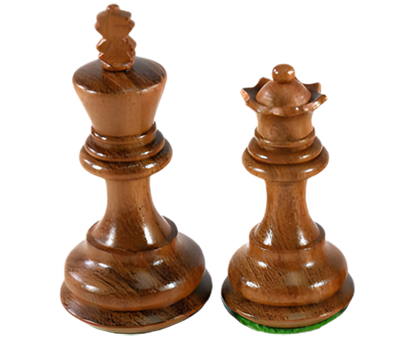 The Eris - Kirkwood Chess Pieces 3" King white king and queen 