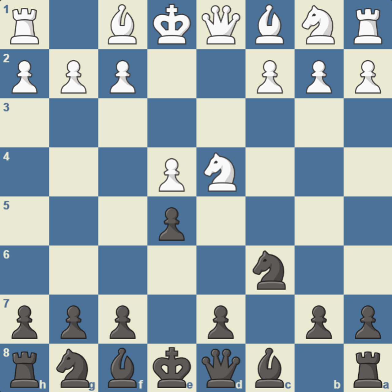 Sicilian Kalashnikov 1.e4 c5 2.Nf3 Nc6 3.d4 xd4 4.Nxd4 e5