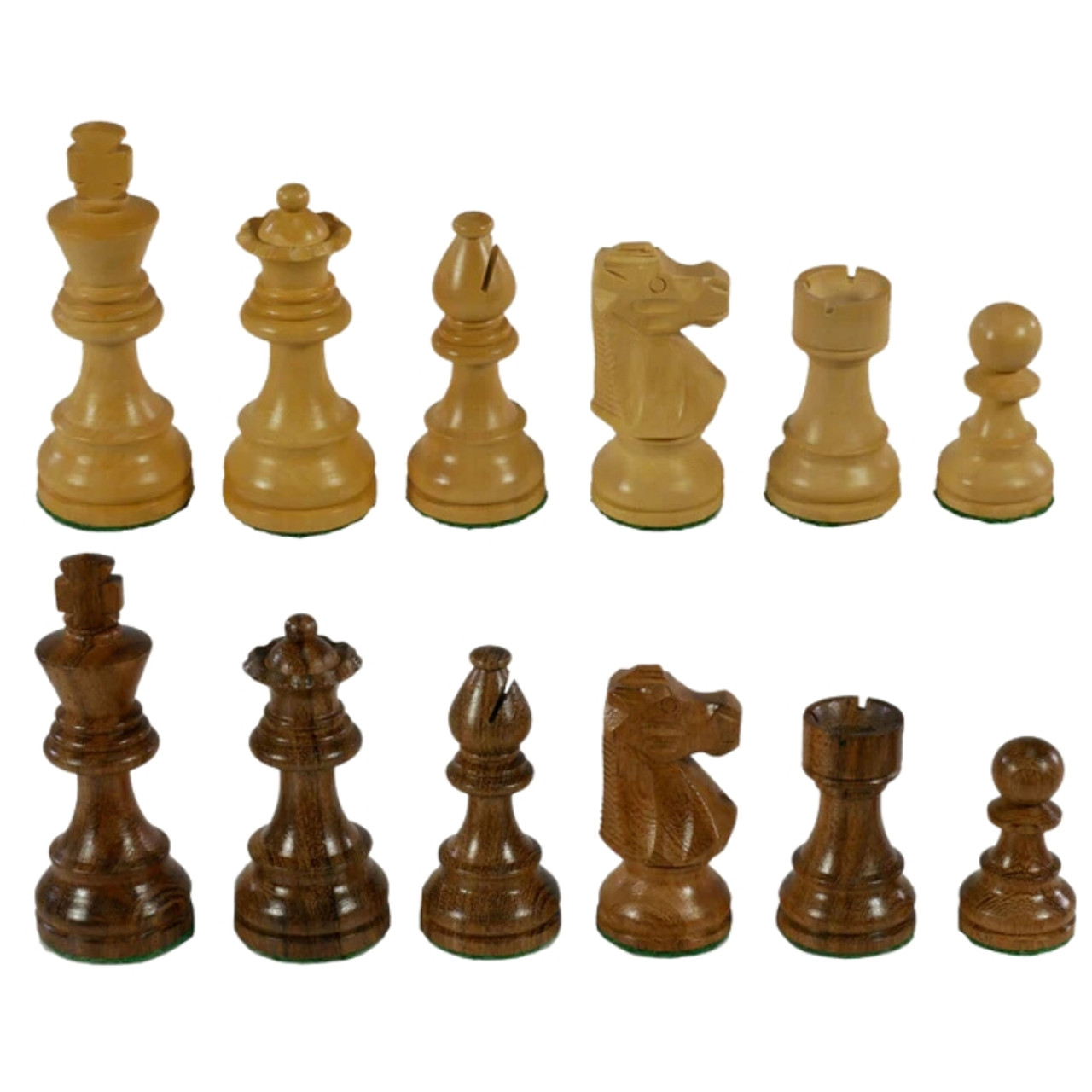 The Adeline Chess Pieces - Kirkwood with 3.5" King