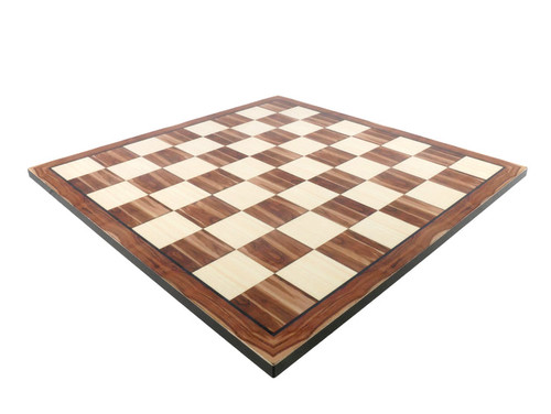 Chess Board: American Walnut Decoupage 1.8" Squares