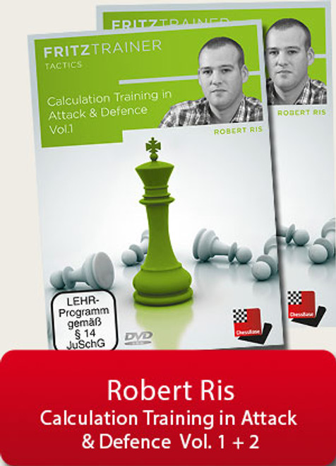 Calculation Training in Attack & Defense, Vol. 1 and 2 - Chess Training Software Download 