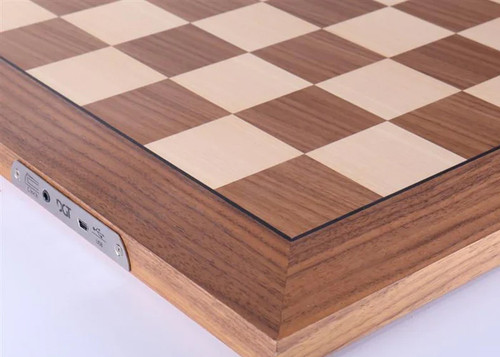  DGT e-Board Bluetooth Wireless Walnut Chess Board (No Chess Pieces) corner