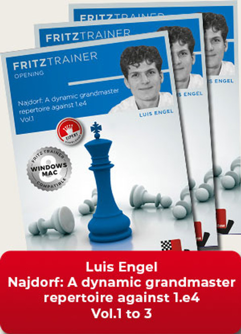 Najdorf: A dynamic grandmaster repertoire against 1.e4, Vol.1 to 3 - Chess Opening Software Download