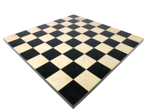 Chess Board: Black & Maple Frameless Board 2" Squares