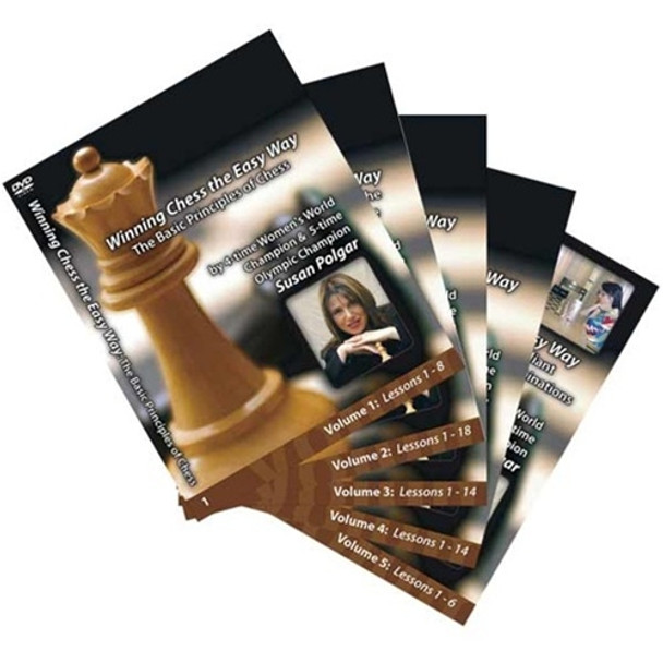Susan Polgar - Winning Chess the Easy Way, 10 Volume DVD Set
