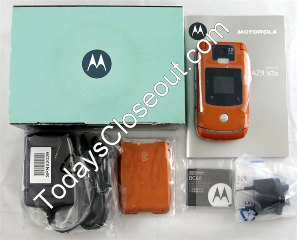 Wholesale Motorola Razr V3X 3G Orange | TG Wireless