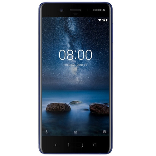 Nokia 8 Androidスマートフォン 64GB WholeSale Nokia 8 64GB Polished Blue, Android 7.1, Nougat, CMOS