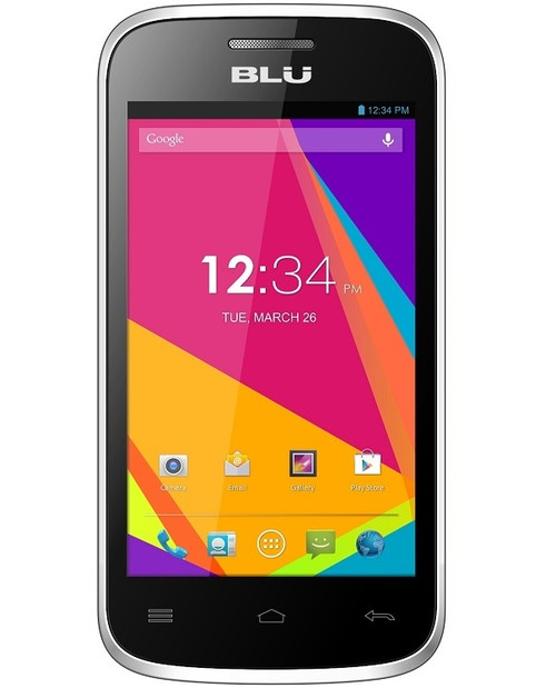 BRAND NEW BLU DASH JR 4.0k D142k SILVER DUAL-SIM
