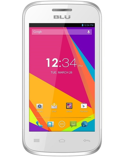 BRAND NEW BLU DASH JR 4.0k D142k WHITE DUAL-SIM