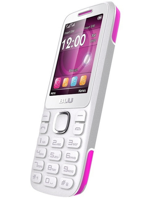 BRAND NEW BLU ZOEY 2.4 T178x WHITE / PINK DUAL-SIM