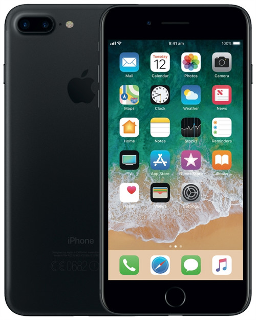 A-STOCK APPLE IPHONE 7 PLUS BLACK 128GB 4G LTE GSM UNLOCKED HANDSET ONLY