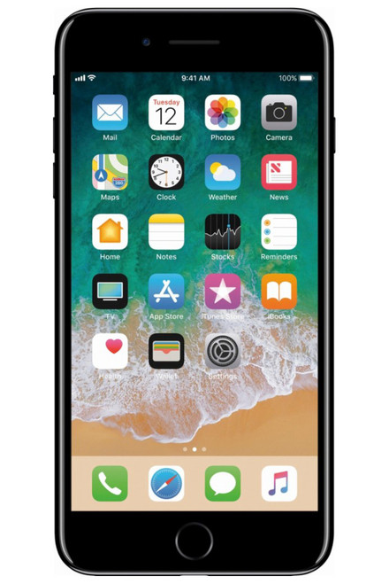 APPLE IPHONE 7 PLUS JET BLACK 256GB VERIZON UNLOCKED C STOCK