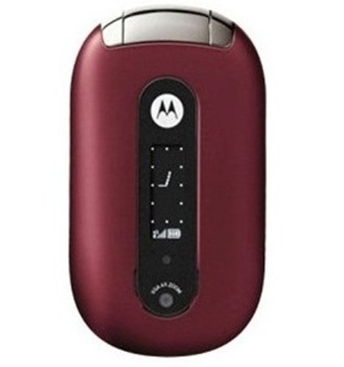 MOTOROLA U6 PEBL BURGUNDY RED