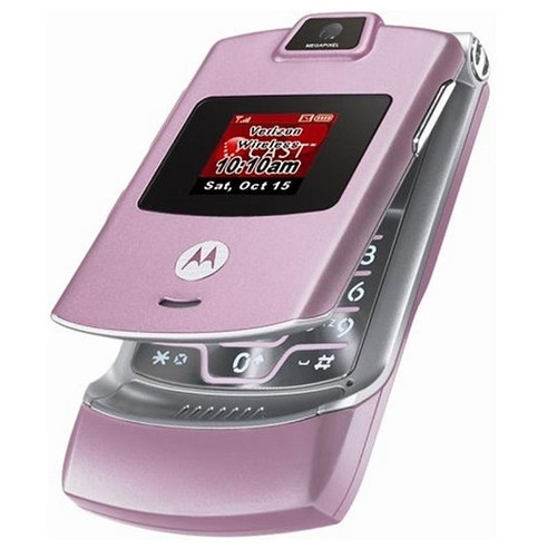 MOTOROLA-V3M-RAZR-PINK-RB  VERIZON CDMA