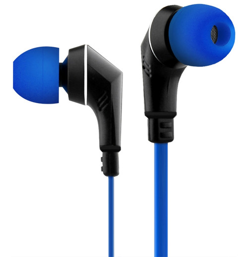 BRAND NEW NOISEHUSH NX80 BLACK / BLUE PREMIUM HANDSFREE 3.5MM STEREO HEADSET WITH MIC BRAND NEW NOISEHUSH NX80 BLACK / BLUE PREMIUM HANDSFREE 3.5MM STEREO HEADSET WITH MIC