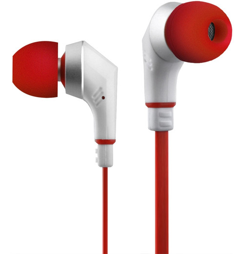 BRAND NEW NOISEHUSH NX80 WHITE / RED PREMIUM HANDSFREE 3.5MM STEREO HEADSET WITH MIC BRAND NEW NOISEHUSH NX80 WHITE / RED PREMIUM HANDSFREE 3.5MM STEREO HEADSET WITH MIC