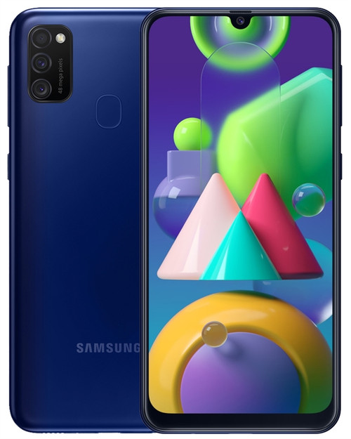SAMSUNG GALAXY M21 MIDNIGHT BLUE 64GB 4G LTE GSM UNLOCKED - FACTORY REFURBISHED