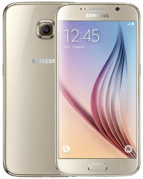 SAMSUNG GALAXY S6 GOLD PLATINUM 32GB 4G LTE GSM UNLOCKED - FACTORY REFURBISHED