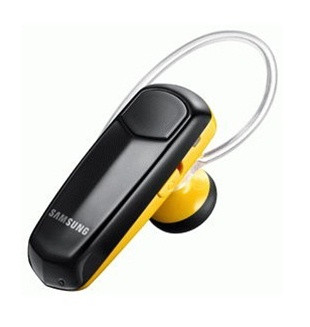 ORIGINAL SAMSUNG WEP 490 CORBY GENIO YELLOW BLUETOOTH HEADSET WHOLESALE   RETAIL PACKAGE