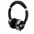 BRAND NEW NOISEHUSH NX26 SILVER BLACK MEDIUM 3.5MM STEREO HEADPHONES WITH NEODYMIUM MAGNET DRIVERS