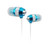 BRAND NEW NOISEHUSH NX40 BLUE 3.5MM STEREO HEADSET WITH MIC