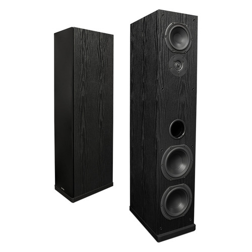 KRIX HARMONIX Mk2 Floor Standing Speakers Black Woodgrain  KRIX HARMONIX Mk2 Floor Standing Speakers Black Woodgrain