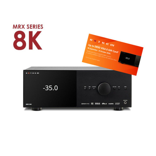 ANTHEM MRX540 8K 5.2 Channel A/V Receiver ANTHEM MRX540 8K 5.2 Channel A/V Receiver