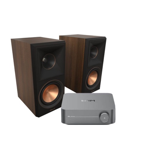 KLIPSCH RP-500M II Walnut & Wiim AMP BUNDLE