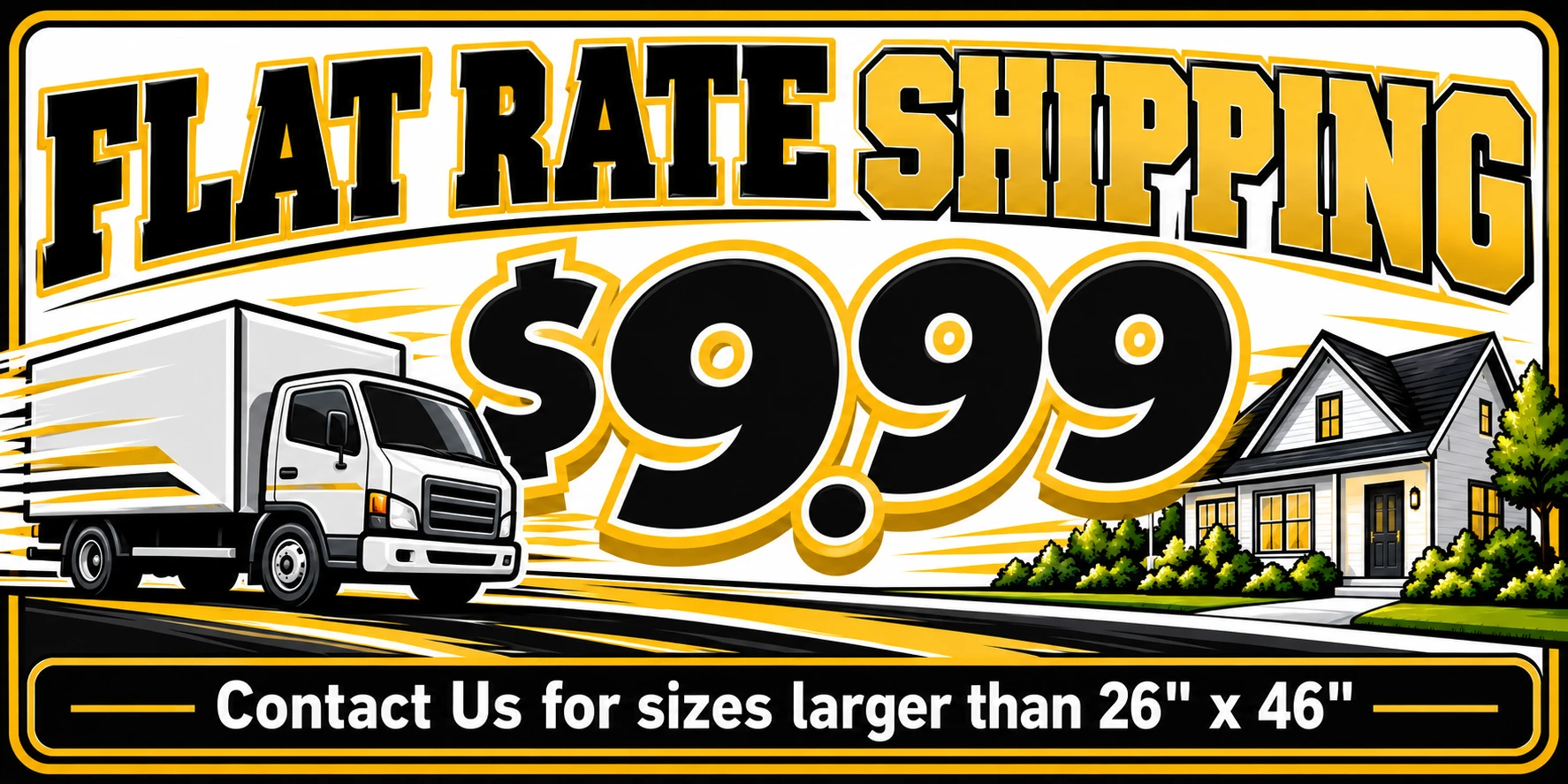 Flat Rate Shipping *