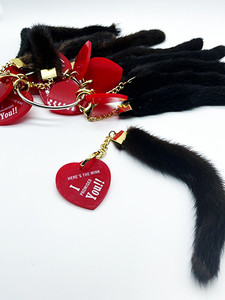 Mink Tail Promise Ring