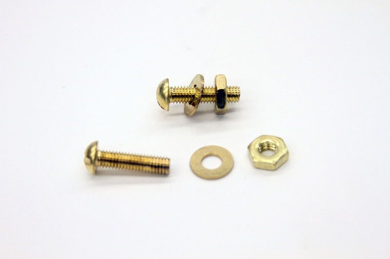 #10 Brass Pan Bolts (10-32 X 3/4)