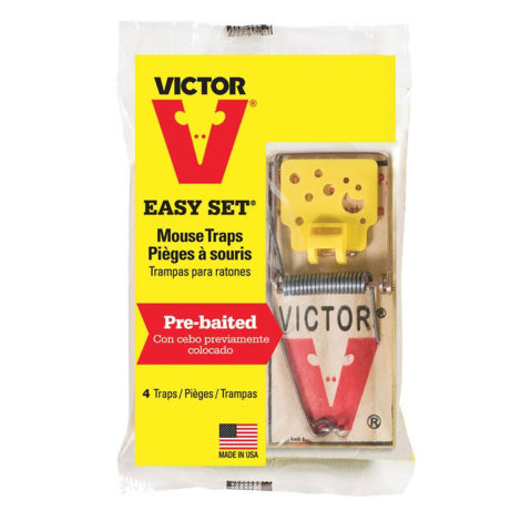 Victor Mouse Trap - Plastic Pan - Two traps per package