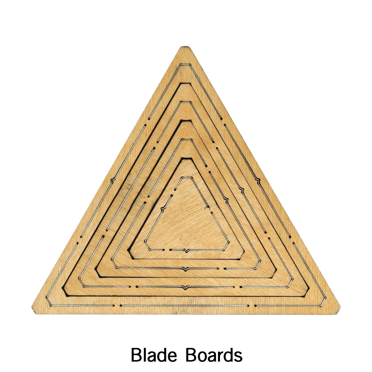 Bullseye Equilateral Triangles-Even-2", 4", 6", 8" Finished Sides for Studio-2782