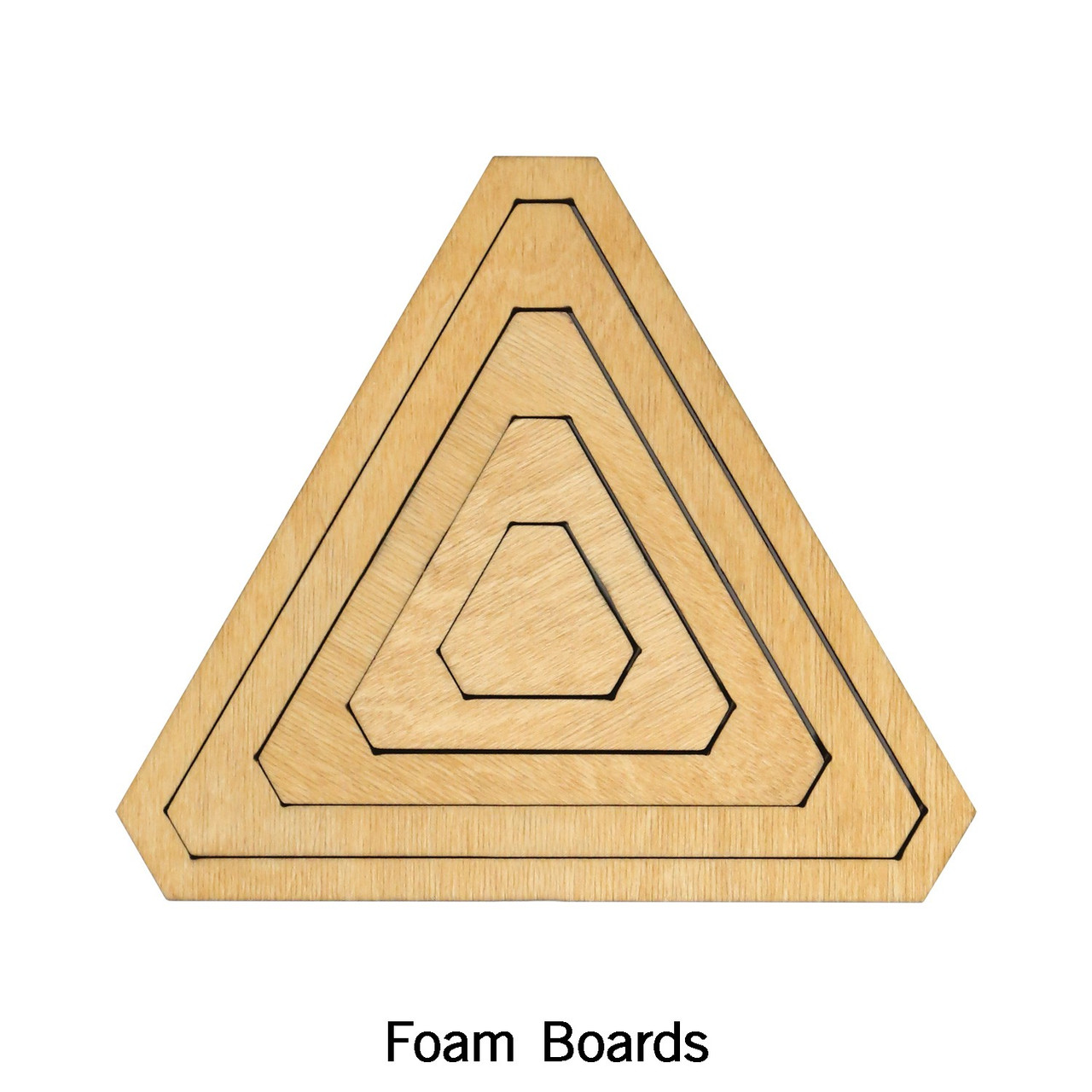 Bullseye Equilateral Triangles-Odd-1", 3", 5", 7" Finished Sides for Studio-2787