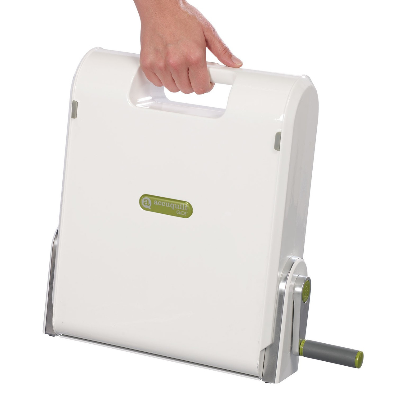 GO! Fabric Cutter - Included in the GO! Fabric Cutter Starter Set (AQ55100S). Shown in the closed position for carrying or storing.