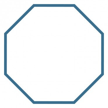 Studio Octagon-1 1/2" Sides (1 1/4" Finished) (Clear Cuts-0