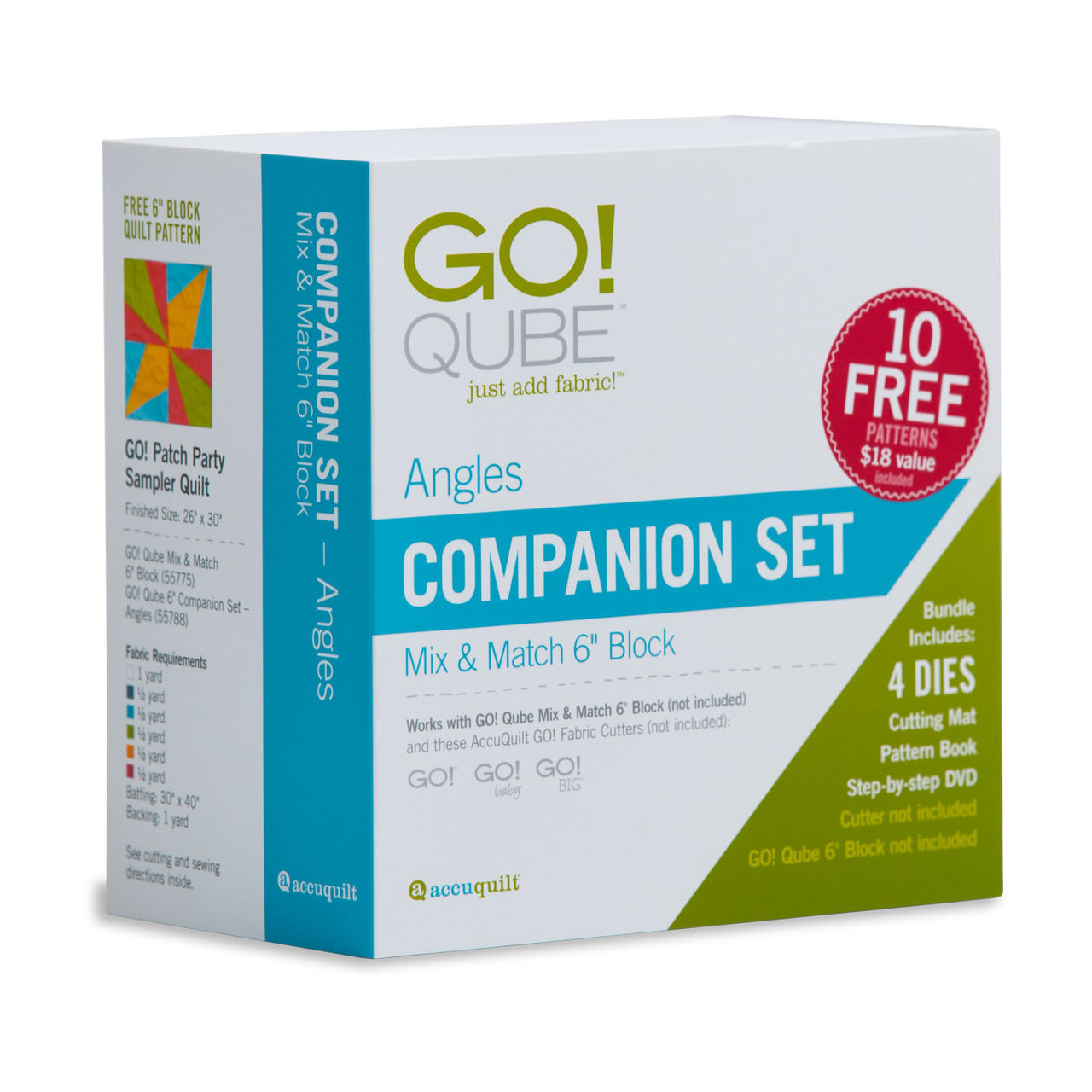 AQ55788 GO! Qube 6" Companion Set- Angles