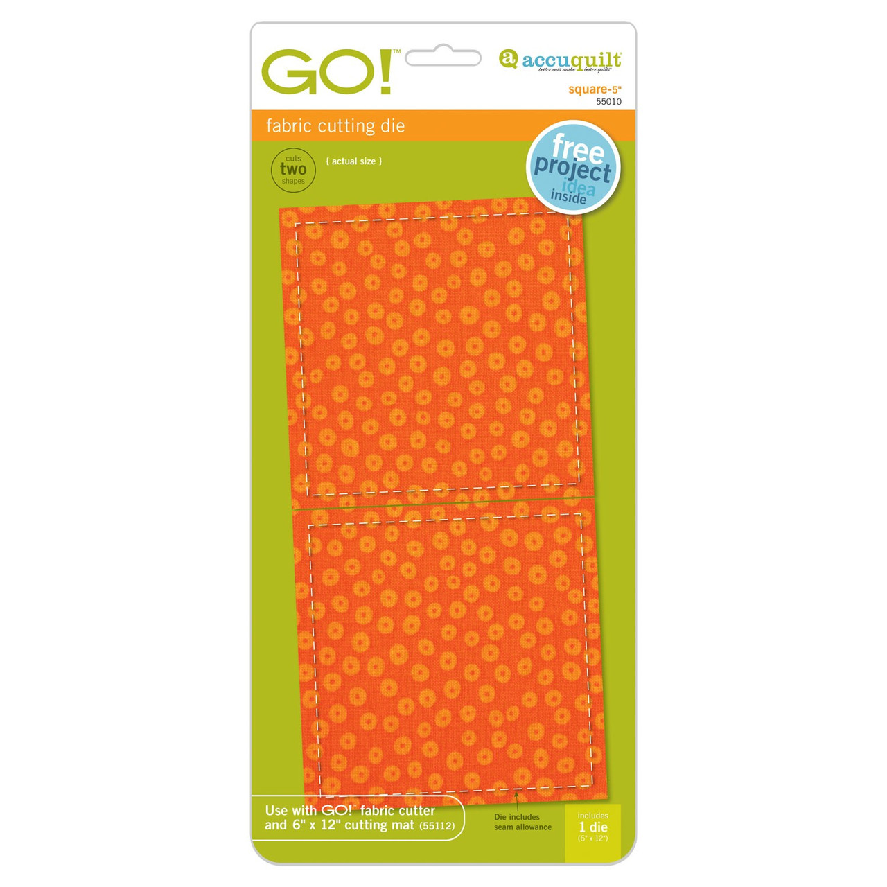 GO! Square-5" (4 1/2" Finished) (AQ55010)