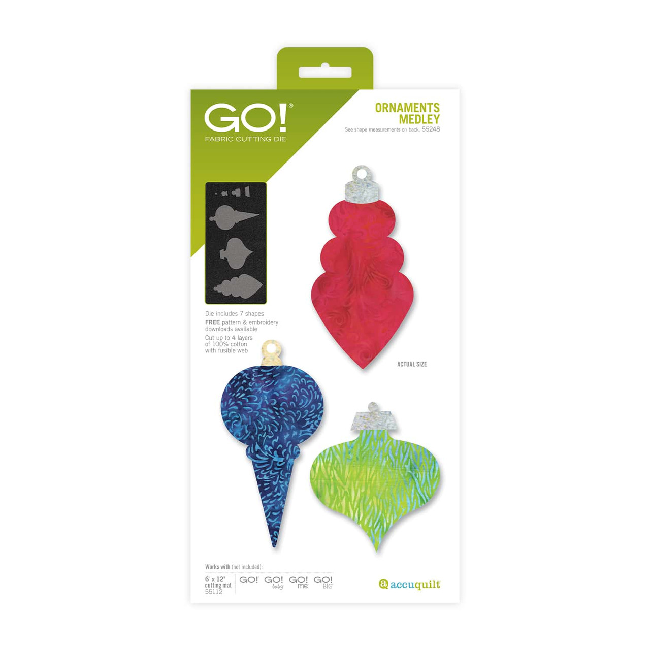 go! ornaments medley die