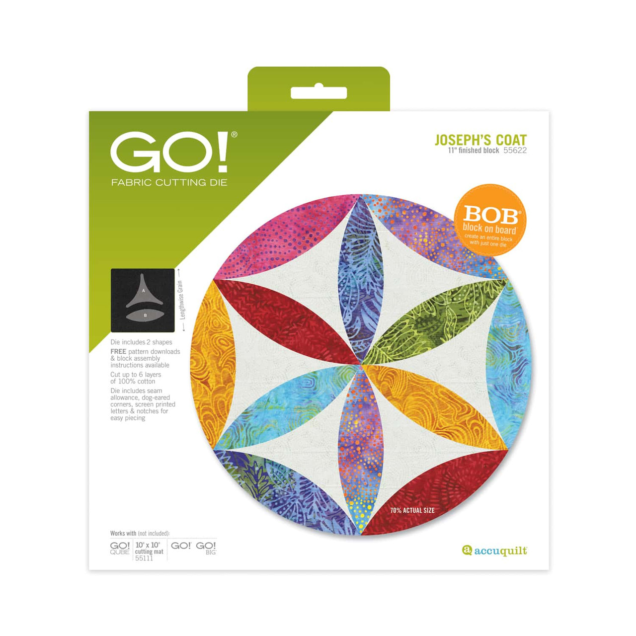 go! joseph’s coat 11" finished die
